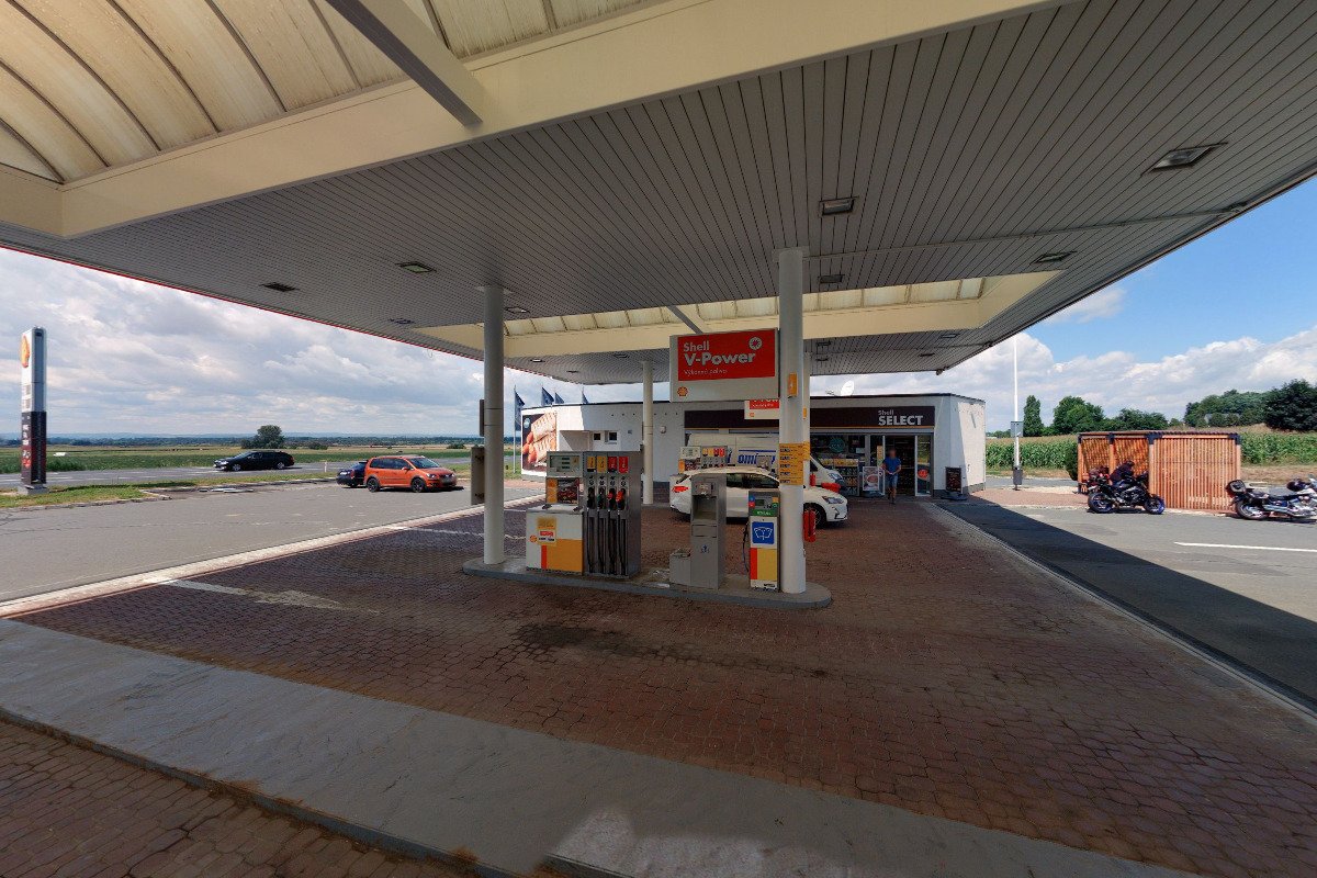 Fotografie čerpací stanice ČS Shell Krčmaň